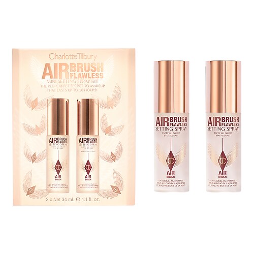 Charlotte Tilbury - Airbrush Flawless Mini Setting Spray Kit - Σετ σπρέι σταθεροποίησης