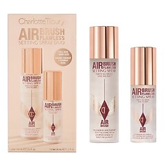 Airbrush Flawless Setting Spray Duo - Duo de sprays fixateurs, CHARLOTTE TILBURY