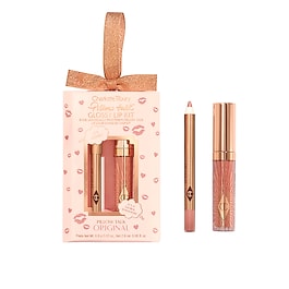 Pillow Talk Mini Glossy Lips Duo Pillow Talk - Estuche de maquillaje para labios
