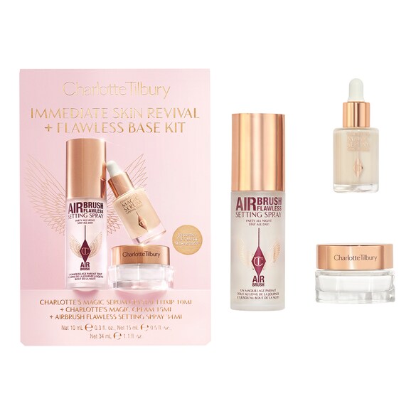 Charlotte Tilbury - Immediate Skin Revival + Flawless Base Kit - Set Viso - revival + Flawless Base Kit - Donna