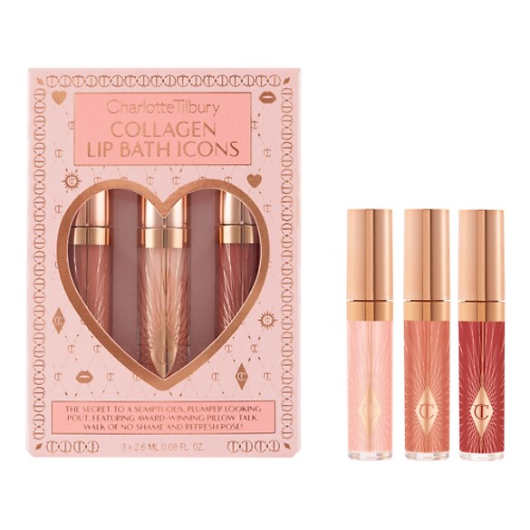 Collagen Lip Bath Icons Mini Kit, Charlotte Tilbury