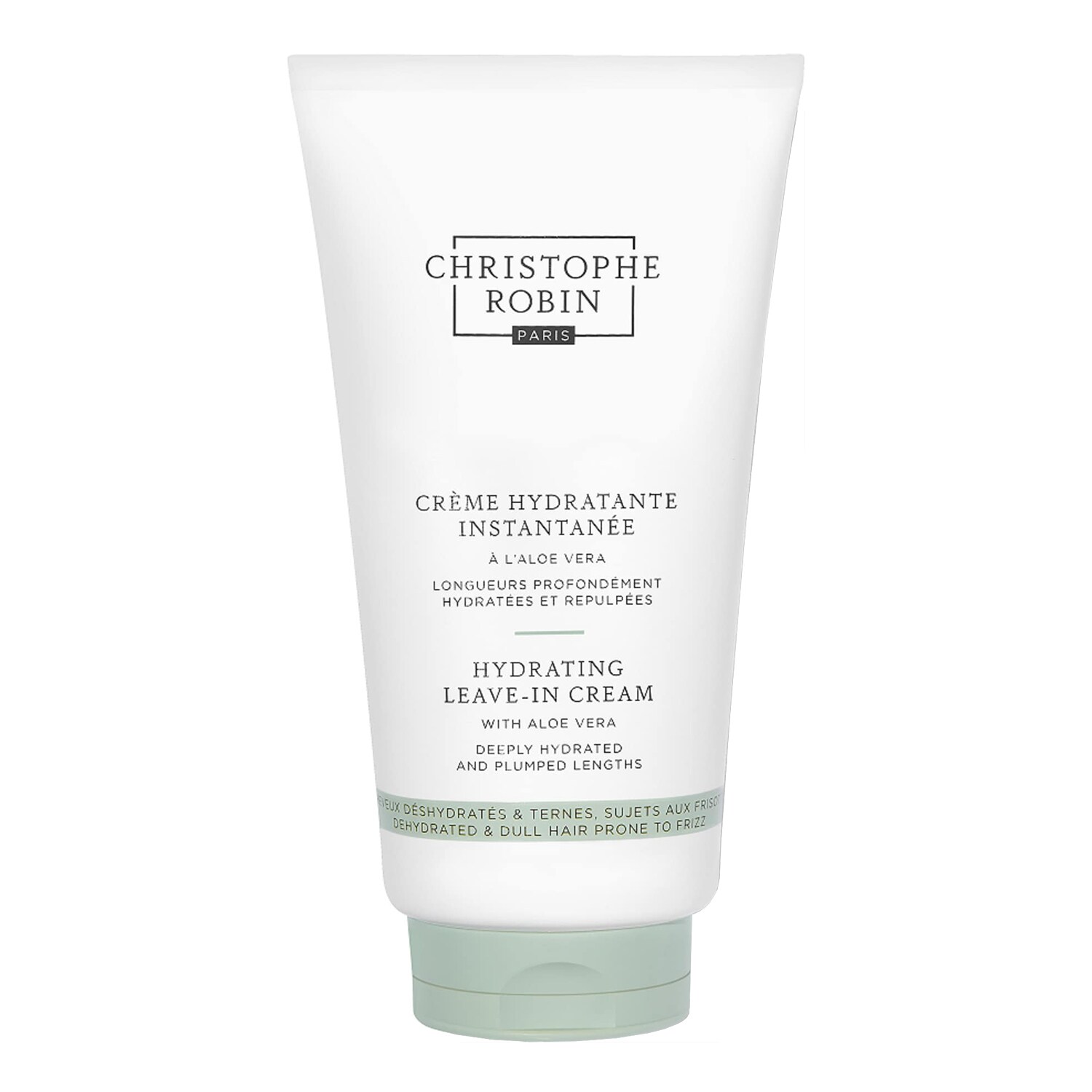 CHRISTOPHE ROBIN - Aloe Vera Hydrating Leave-in Cream – Hydratační krém na vlasy s Aloe vera