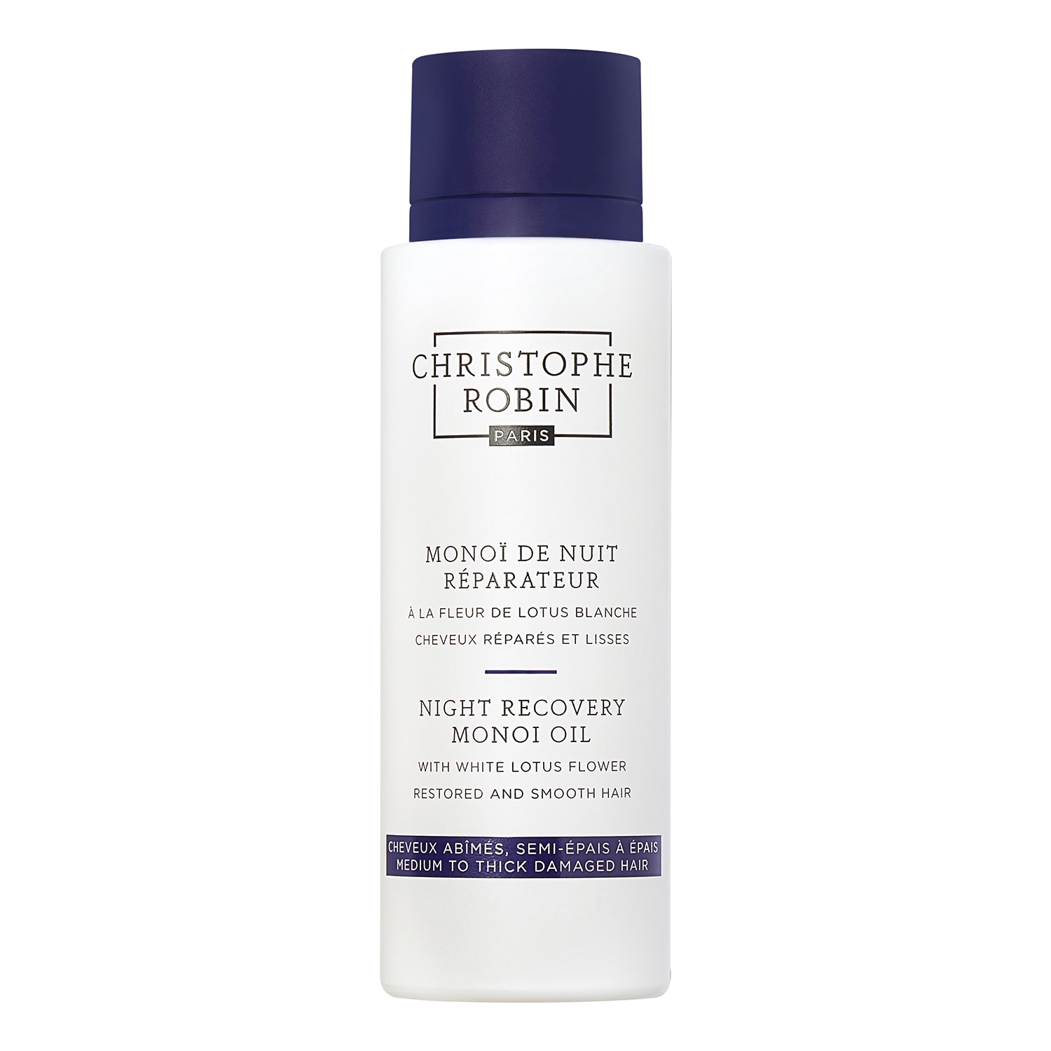 E-shop CHRISTOPHE ROBIN - Night Recovery Monoi Oil - Olej pro péči o vlasy