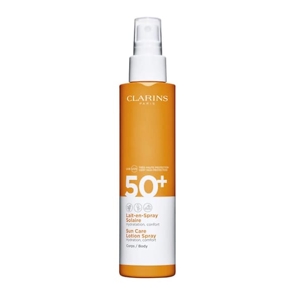Lait-en-Spray Solaire Corps UVA/UVB 50+ Hydratation, confort, CLARINS