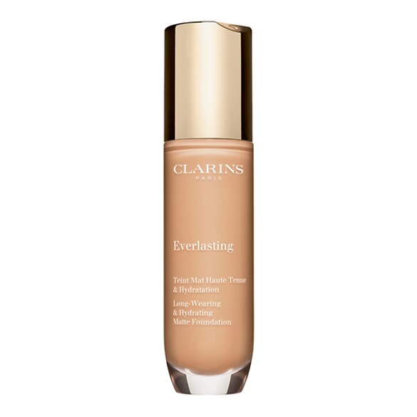 Everlasting Fond de teint - Teint Mat Haute Tenue & Hydratation, CLARINS