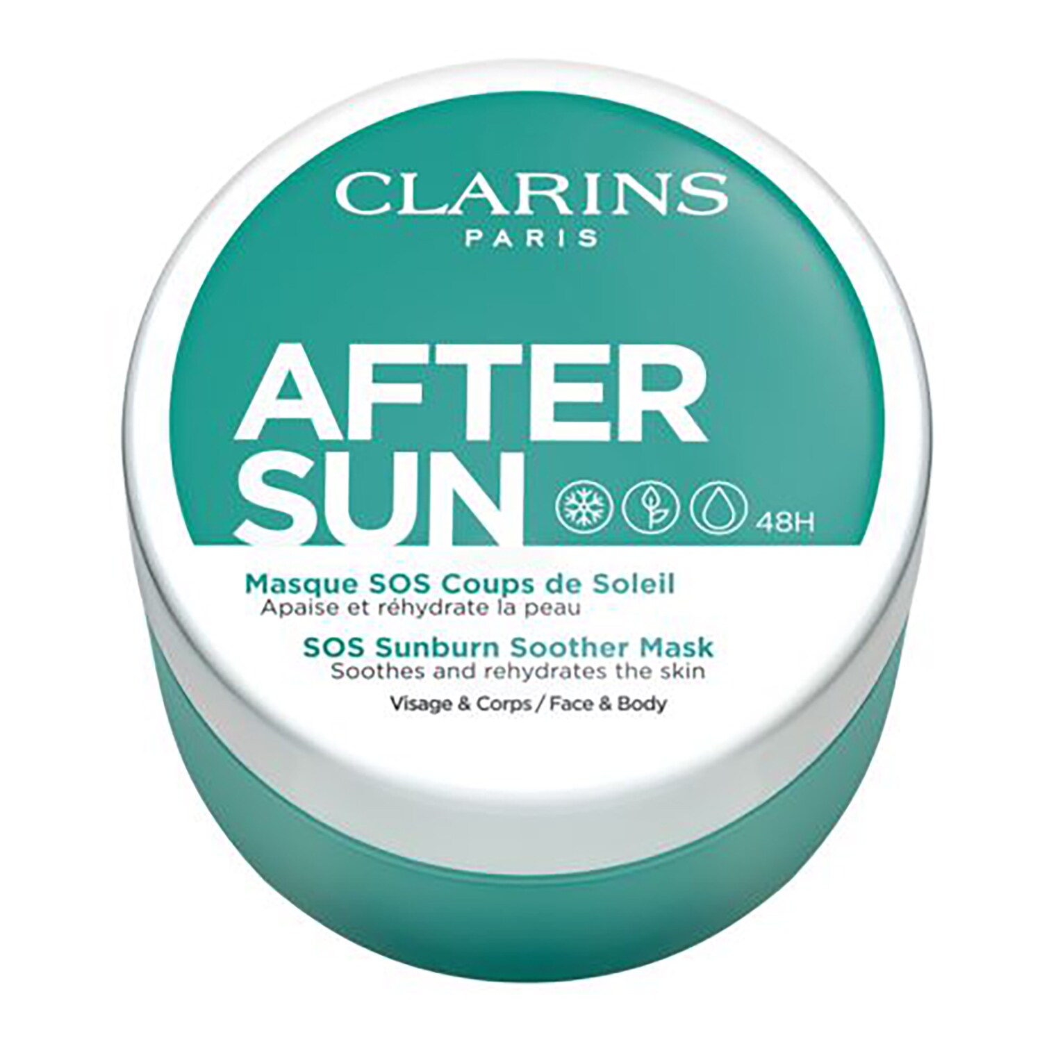 CLARINS - SUNCARE AFTERSUN - maska na obličej