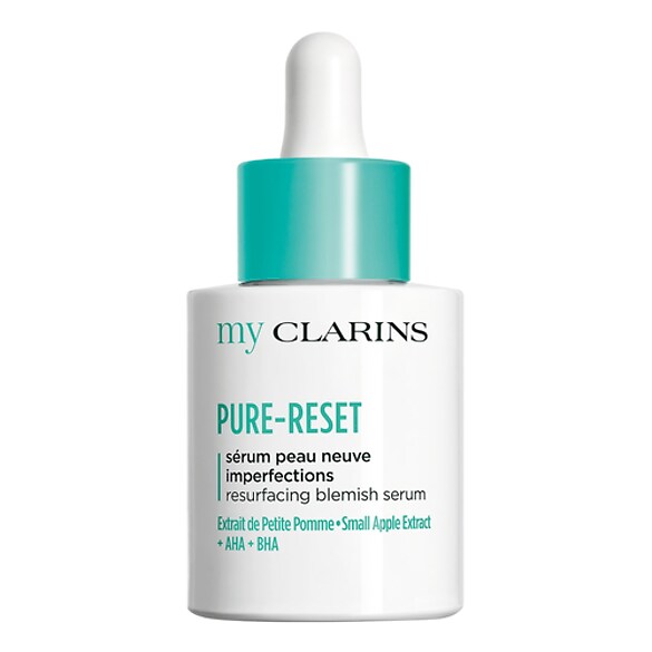 my CLARINS PURE-RESET resurfacing blemish serum, MY CLARINS