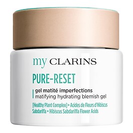 my CLARINS PURE-RESET matifying hydrating blemish gel