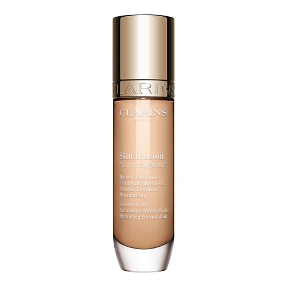 Skin Illusion Full Coverage – Fond de teint haute couvrance mat longue tenue, CLARINS