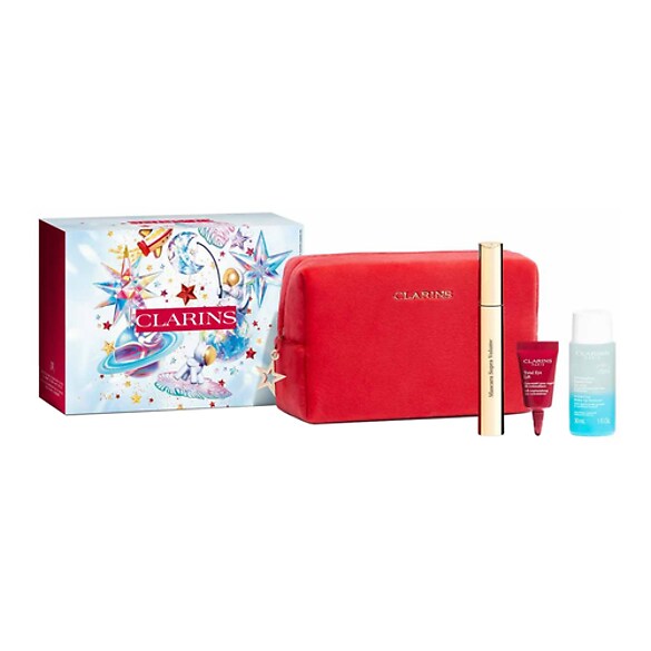 Mascara Supra Volume XMAS-Set - Mascara-Set für ausdrucksstarke Augen, CLARINS