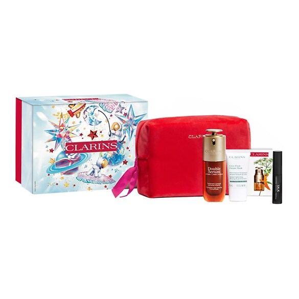 Rituale Double Serum - Trattamento anti-età globale e sguardo sublimato, CLARINS