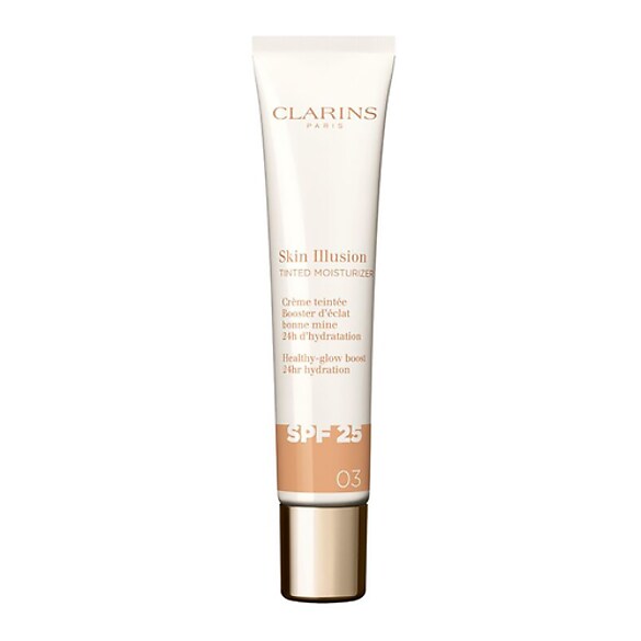 Skin Illusion Tinted Moisturizer SPF25 - Crema colorata dal finish luminoso, CLARINS