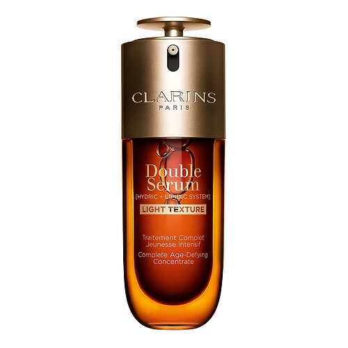 Clarins - Cl Double Serum 9 Light Texture - Serum Do Twarzy - Double Serum Light Texture 50 ml - Dla Kobiet