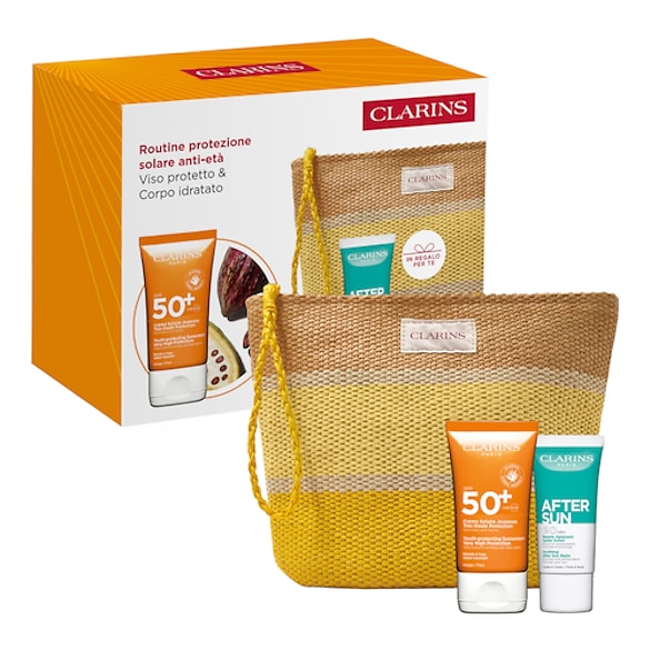Routine protezione solare anti-età - Cofanetto solare viso & corpo, CLARINS