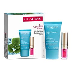 VP RECRUITMENT HYDRA - Kennenlern-Set mit Feuchtigkeitscreme und Lippenpflege-Öl, CLARINS