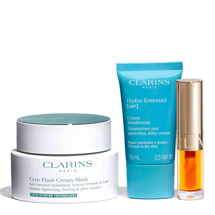 Coffret Cryo-Flash Masque-Crème - Masque effet lift immédiat fermeté & éclat
