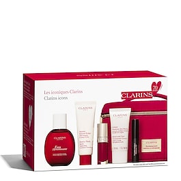 Les iconiques Clarins - Coffret Soin visage corps & maquillage