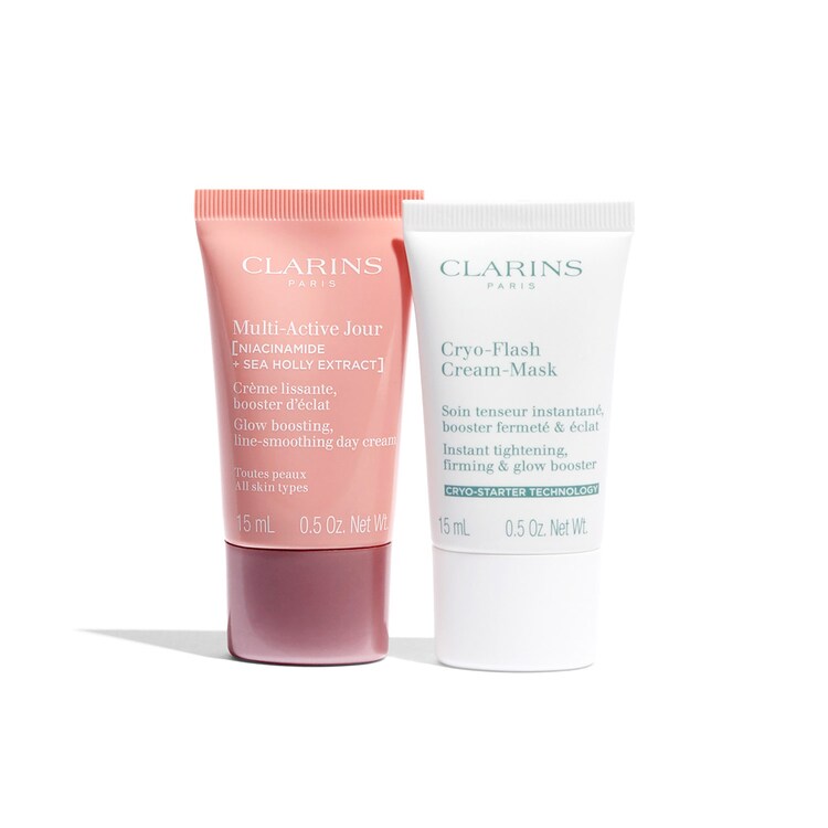 Kit Multi-Active Jour & Cryo-Flash Masque-Crème - Expert anti-âge & éclat 