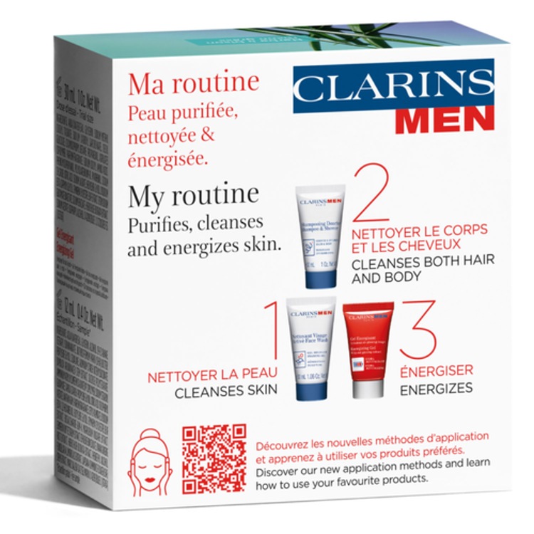 Les essentiels ClarinsMen - Kit découverte soin visage pour hommes