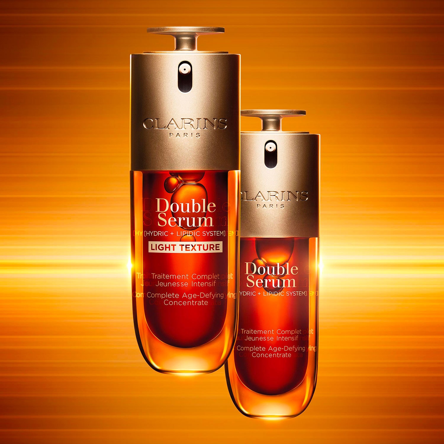 Double Serum Light Ser tratament antirid Clarins ≡ SEPHORA