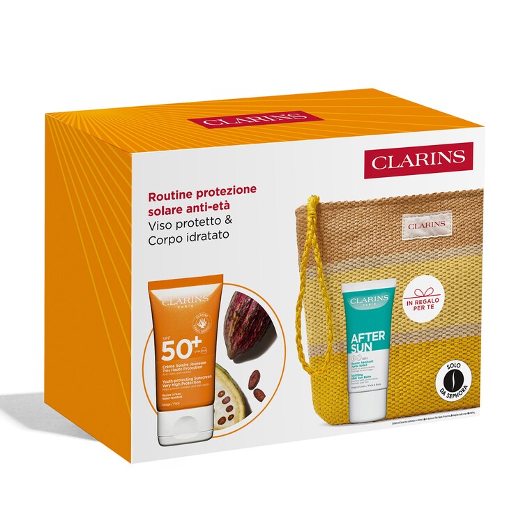 Routine protezione solare anti-età - Cofanetto solare viso & corpo
