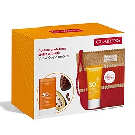 Routine protezione solare anti-età - Cofanetto solare viso & corpo