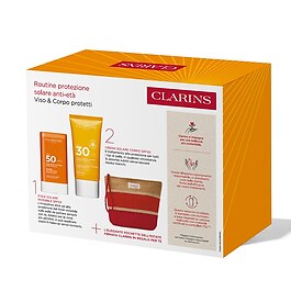 Routine protezione solare anti-età - Cofanetto solare viso & corpo