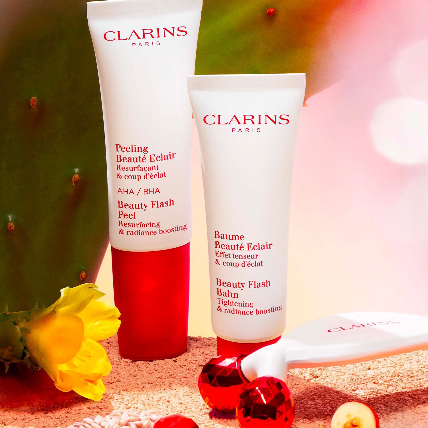 Beauty Flash Peel - Masca de fata cu acizi AHA/BHA Clarins ≡ SEPHORA