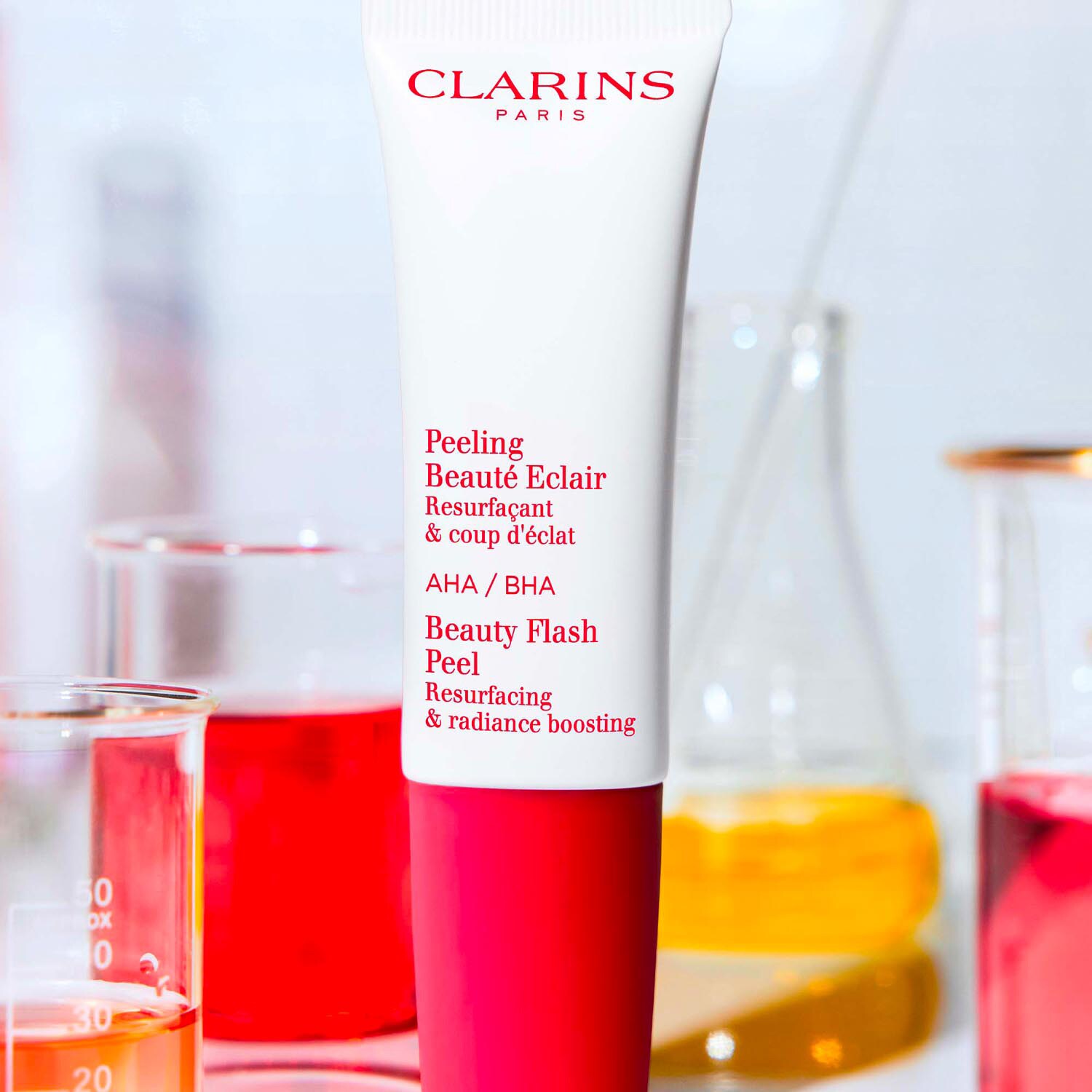 Beauty Flash Peel - Masca de fata cu acizi AHA/BHA Clarins ≡ SEPHORA