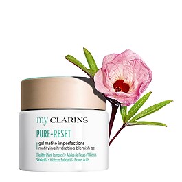 my CLARINS PURE-RESET matifying hydrating blemish gel