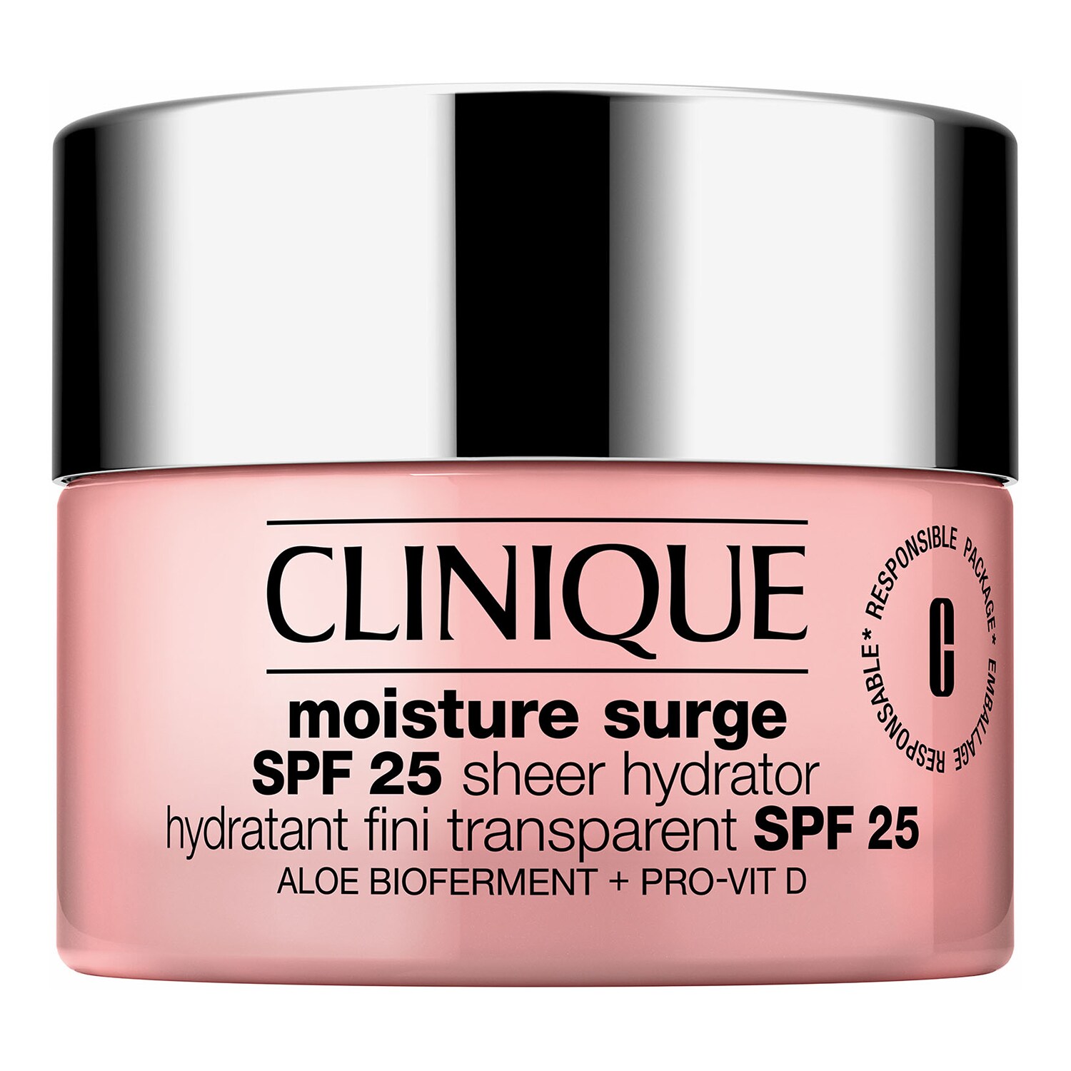 CLINIQUE - Moisture Surge Hydratant Fini Transparent SPF 25 - Hydratační krém
