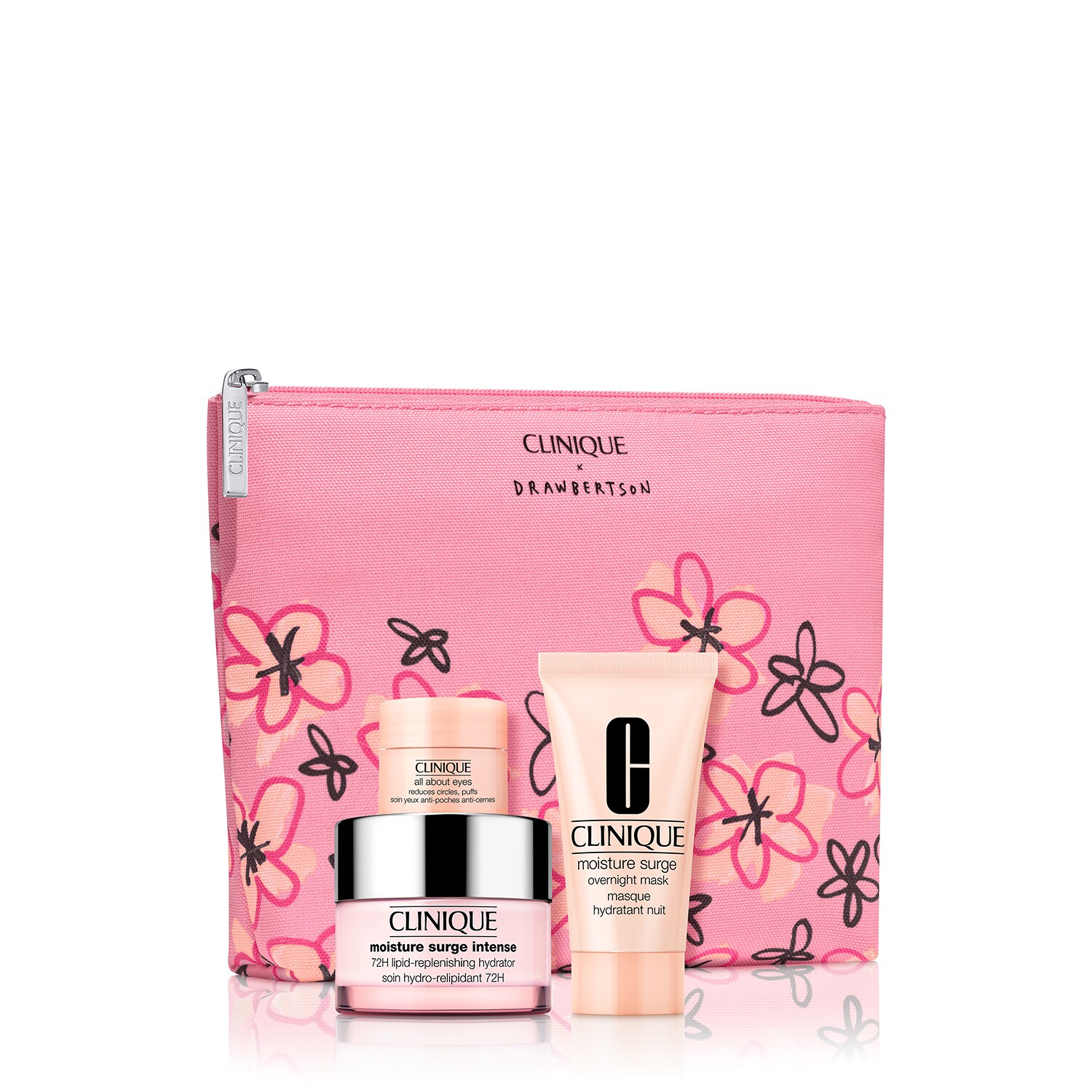 CLINIQUE - CLINIQUE'S HYDRATION HEROES - set 3 produktů péče o pleť