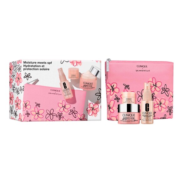 Moisture Meets SPF - Zestaw nawilżający do twarzy na dzień, CLINIQUE
