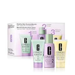 Kit Peau Saine Basic 3 Temps&trade; - Peaux s&egrave;ches &agrave; mixtes, CLINIQUE
