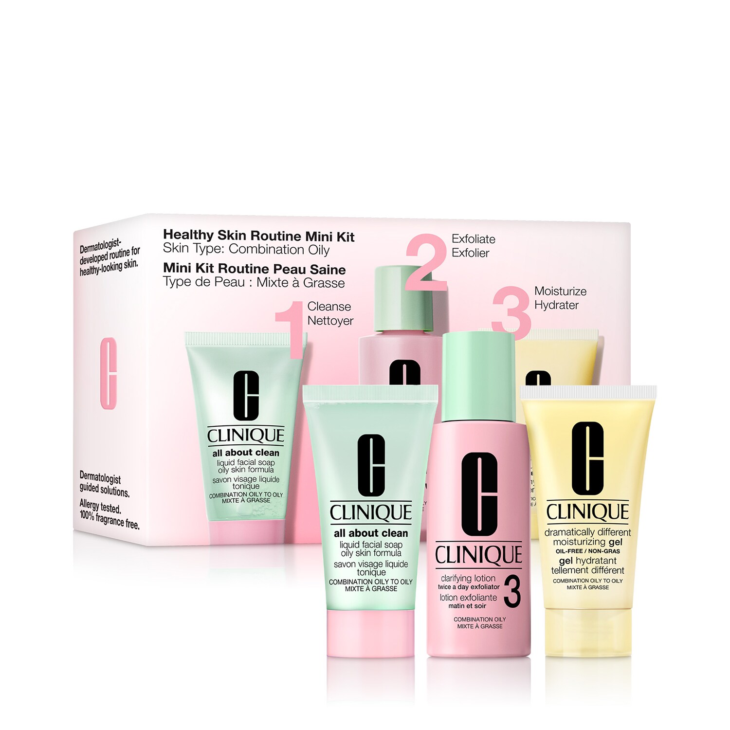 E-shop CLINIQUE - Healthy Skin Routine Mini Kit - Set péče o pleť