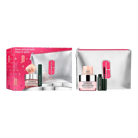 Clinique - Glow And Go Bold - Cofanetto Trattamento Viso - clinique Glow And Go Bold Xmas 25 - Donna