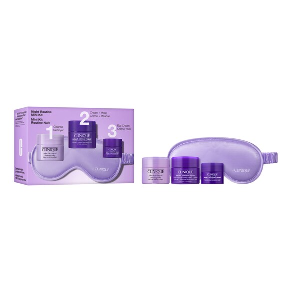 Clinique - Night Routine Mini Kit - Skincare Set - 15 Ml + 5 Ml + 15 Ml - Donna