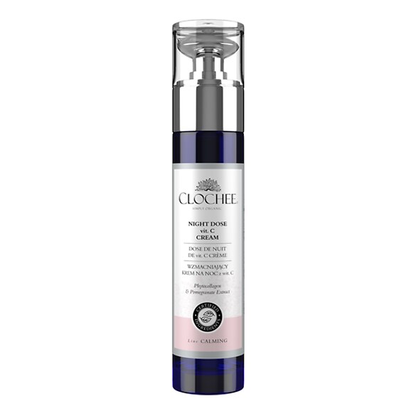 Night Dose Vit. C Cream - Wzmacjniający krem na noc z wit. C, CLOCHEE