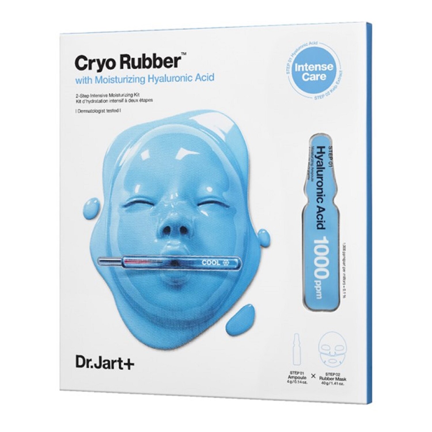 DR.JART+ - Cryo Rubber™ – Hydratační maska na obličej s kyselinou hyaluronovou