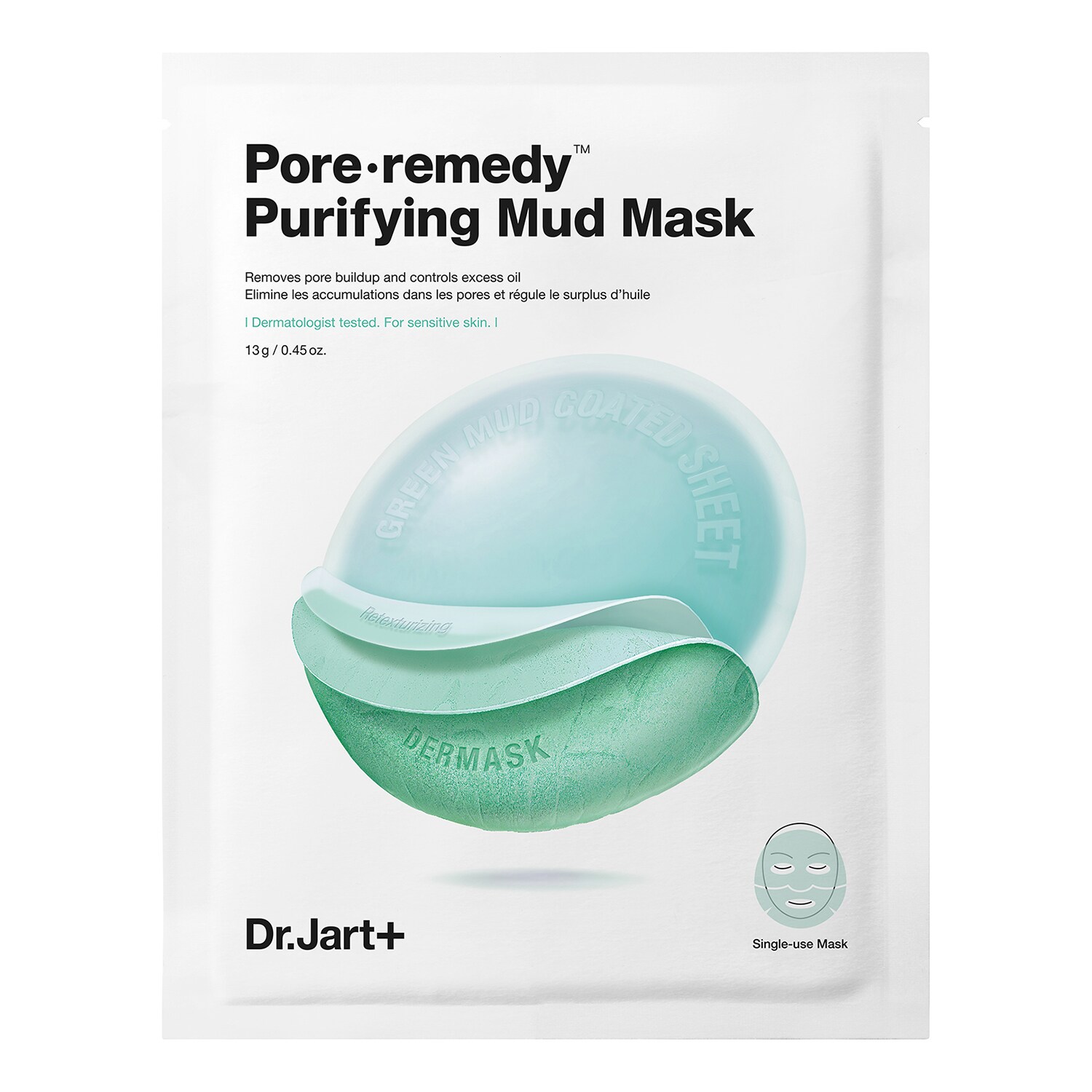 Dr. Jart+ Pore Remedy™ Purifying Mud Mask čisticí bahenní maska proti lesknutí pleti a rozšířeným pórům 13 g