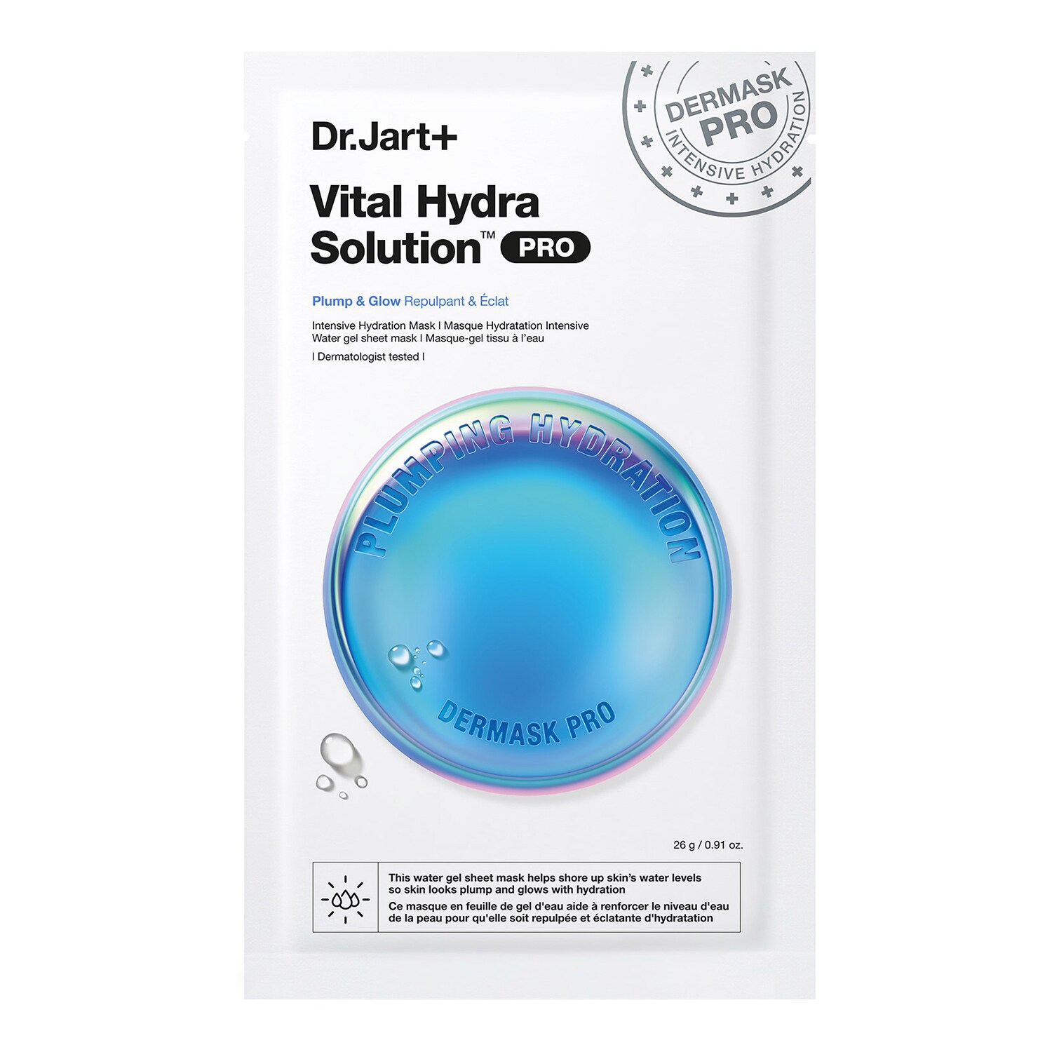 Dr. Jart+ Vital Hydra Solution™ Intensive Hydration Mask intenzivní hydratační maska 26 g