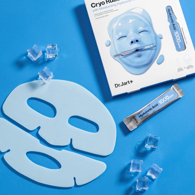 Cryo Rubber™ - Masque Hydratant Visage à l'Acide Hyaluronique