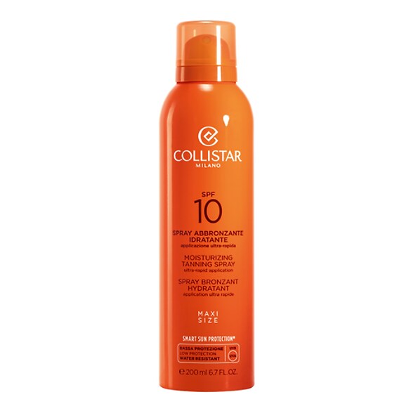 Spray Abbronzante Idratante Applicazione Ultra-Rapida Bassa 10, COLLISTAR