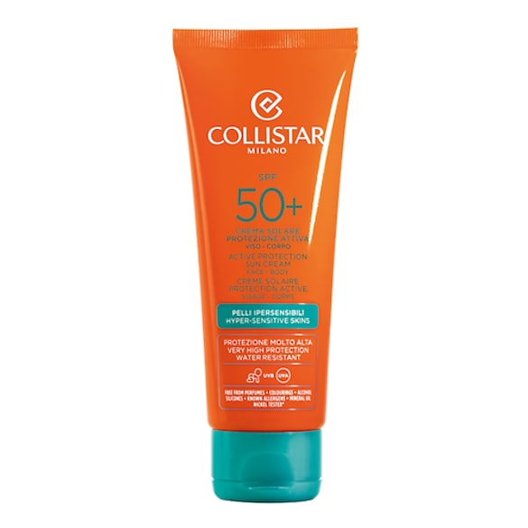 Crema Solar Protección Activa SPF 50+ -  Rostro-Cuerpo, Collistar