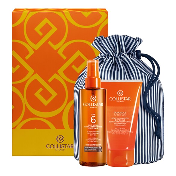 COFANETTO OLIO SECCO - SUPERABBRONZANTE IDRATANTE SPF 6, COLLISTAR