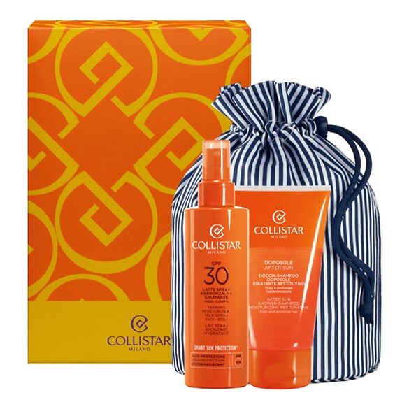 COFANETTO LATTE SPRAY - ABBRONZANTE IDRATANTE SPF30 + DOCCIA-SHAMPOO , COLLISTAR