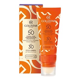 Crema Viso Abbronzante Protettiva & Stick Labbra - Solare Viso prorettivo