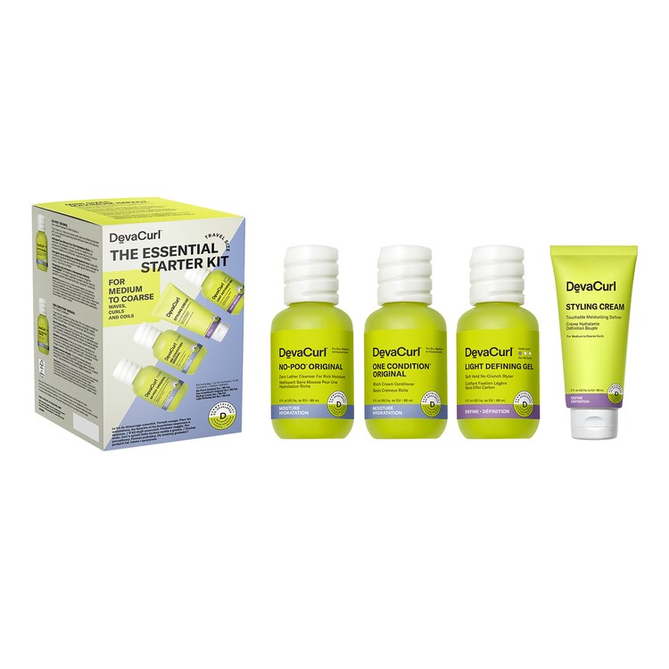 Essential Starter-Set - Pflegeset für normales bis dickes lockiges Haar