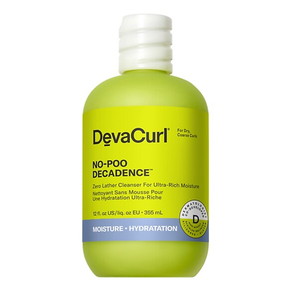 No-Poo Decadence® – Bardzo intensywnie nawilżający, niepieniący płyn do mycia, DEVACURL