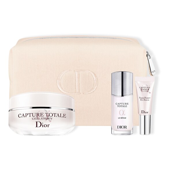 Pouch Capture Totale - 3 produse de ingrijire a pielii pentru fermitate , DIOR